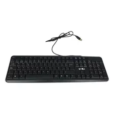 Teclado Weibo Fc-530 Qwerty Inglés Us Color Negro