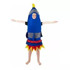Disfraces Niñas - Bodysocks Kids Jet Rocket Spaceship Costum