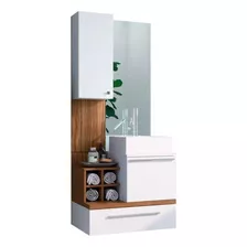 Mueble De Baño Aéreo Con Bacha Y Espejo Ebz