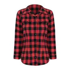 Camisa Xadrez Feminina Camisete Flanela Flanelada