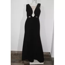 Vestido Largo De Gala Sin Mangas Con Encage Bcbg