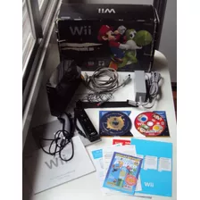 Nintendo Wii Black Na Caixa Bloqueado - Funcionando - Usado