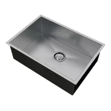 Cuba Inox Embutir Sobrepor Gourmet Quadrada Cozinha Pia 6040