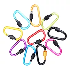 10pcs Mosquetón Cerrojo Gancho Clip De Resorte Llavero