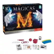 Brinquedo Infantil Jogo Caixa De Mágicas 10 Truques - Nig 
