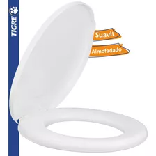 Tampa De Vaso Sanitário Tigre Simples Universal Oval Branco