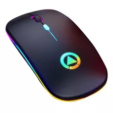 Mouse Gamer Inalámbrico Recargable Yindiao A2 Negro