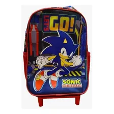 Mochila Sonic Con Carro 30cm. - Giro Didàctico