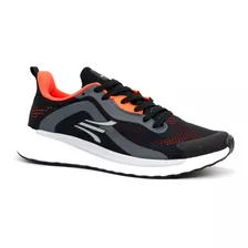 Zapatilla Running De Hombre Ah22-13 Negro/naranja