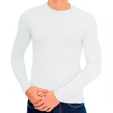 Blusa Térmica Masculina Manga Longa Pele Branca Inverno