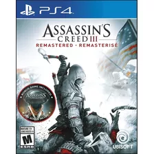 Jogo Ps4 Assassins Creed Iii Remastered Midia Fisica