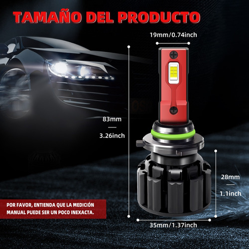 Kit De Faros Led Luz 9005/9006 Alta/baja Canbus Para Honda Foto 10