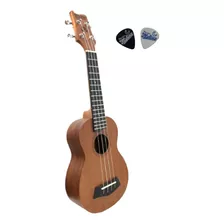 Ukulele Soprano 21k Profissional Cordas Aquila T. Blindada