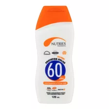 Protetor Solar Profissional Nutriex Fps60 1/3 Uva 120ml