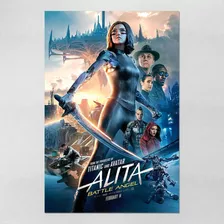 Poster 40x60cm Filmes Alita Battle Angel Anjo Combate 44