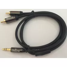 Cable Deluxe De Audio Conector 3,5mm A 2 Rca - 1 Metro