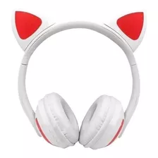 Fone De Ouvido Bluetooth De Gatinho - Branco