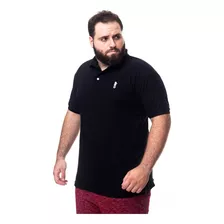 Camiseta Gola Polo Camisa Masculina Extra Plus Size G1 G2 G3