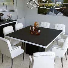 Mesa De Comedor Elegante Y Moderna (solo Mesa)