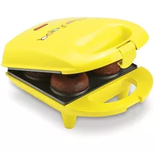 Mini Maquina Para Hacer Donas Babycakes Amarilla Color Amarillo