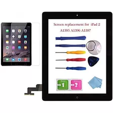 Kit De De Pantalla Táctil De Cristal iPad 2 Negro A1...