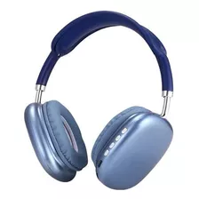 Fone De Ouvido Over-ear Gamer Sem Fio Bluetooth P9 Azul