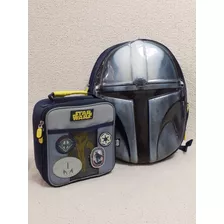 Bolso Morral Y Lonchera Star Wars Original Para Niño