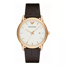 Emporio Armani Ar2502 Watch, Men, Dress Brown Leather Quartz