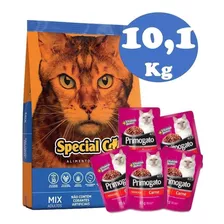 Special Cat Mix 10.1 Kg + 5 Sachet De Pate