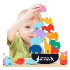 Juego Equilibrio De Apilar Animales Para Niños