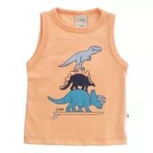 Musculosa Bebe Algodon 3 Dinos