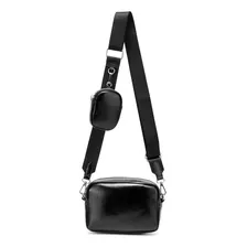 Bolso Bandolera Mujer Para Mujer Hombre Pequeño Ajustable Pu