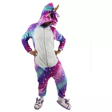 Combo Pijama Térmica Unicornio + Pantuflas Unicornio 