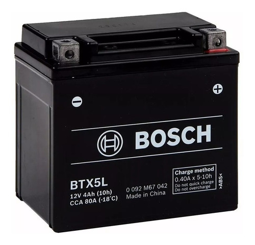 Bateria Moto Gel Agm Bosch Btx5l Ytx5l-bs 12 V 4 Ah
