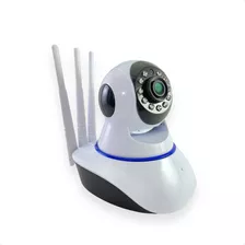 Câmera 3 Antenas Ip Onvif Wifi Wireless Robô Visão Noturna