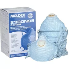 Moldex 2300 N95 Respirador Con Válvula - 10/paq Color Blanco