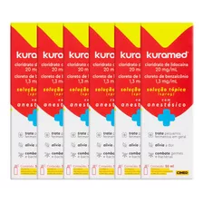 Kit 6 Unidades Antissépticos Kuramed Solução 50ml