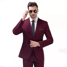 Blazer + Calça Masculino - Terno Slim Moderno E Bonito