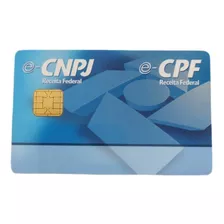 Cartão Smart Card Certificado Digital Cpf Cnpj