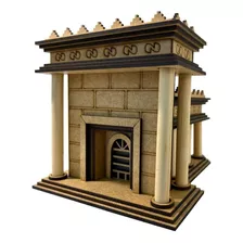 Templo De Salomão Mdf 14cmx18cm Tabernáculo - Promoção