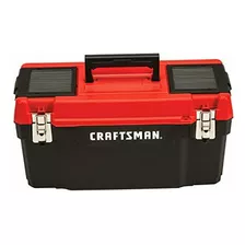 Caja De Herramientas 20puLG 50x22x25cm Craftsman Cmst20901 Color Negro Y Rojo