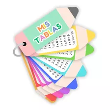 Llavero Tablas De Multiplicar Del 1 Al 10 Para Imprimir