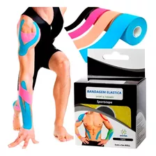 Fita Kinesio Tape Bandagem Adesiva Elástica Sport Taping 