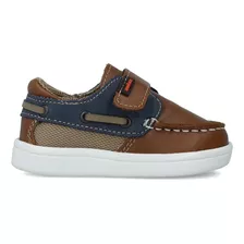 Mocasines Audaz Nautico Zapatos Casuales Niño Piel Miel (13.