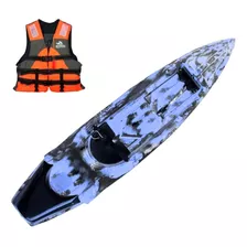 Kayak Caiaker Wave 1 Plaza Aventureros Color Camo Azul