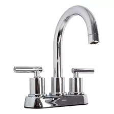 Llave Mezcladora Lavabo Acero Inox 4'' Grifo Lujo Urrea 