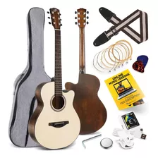 Kit De Guitarra Acústica De Tamaño Completo Premium, Parte S