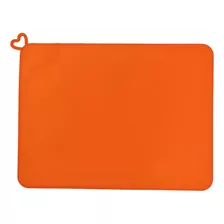 Alfombrilla De Silicona Para Impresora 3d, Color Naranja, Su