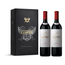 Vino Tinto López Malbec Caja 2u 750ml