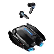 Audífonos Bluetooth Bmani Inalámbricos Auricular In-ear Gamer Earphone K68 Negro Con Luz Led